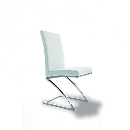Silla Comedor modelo Leli Ecopiel - Acero Varios Colores