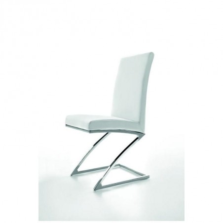 Silla Comedor modelo Leli Ecopiel - Acero Varios Colores