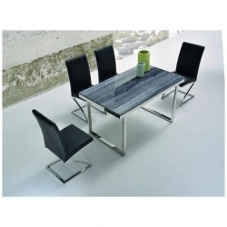 Silla Comedor modelo Leli Ecopiel - Acero Varios Colores