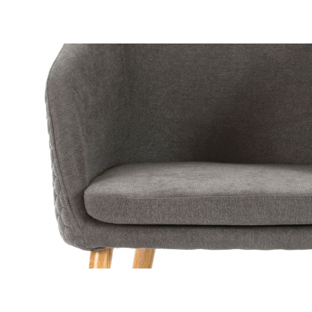 SILLA COMEDOR MODELO 511 TELA GRIS