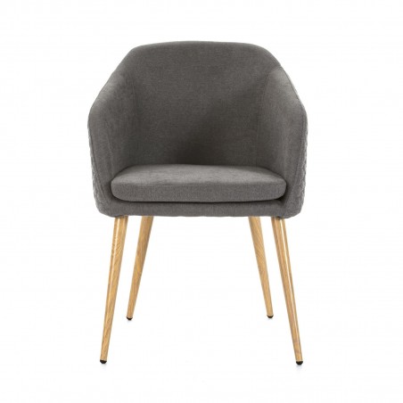 SILLA COMEDOR MODELO 511 TELA GRIS