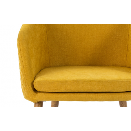 SILLA COMEDOR MODELO 511 TELA AMARILLO