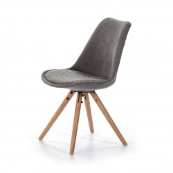 SILLA COMEDOR MODELO 523 TELA GRIS