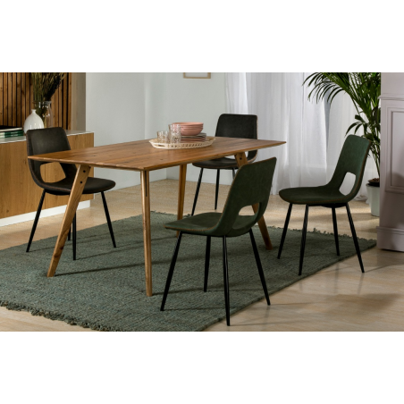 SILLA COMEDOR MODELO 120 POLIPIEL GRIS