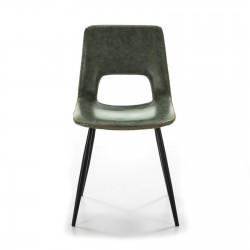 SILLA COMEDOR MODELO 120 POLIPIEL VERDE