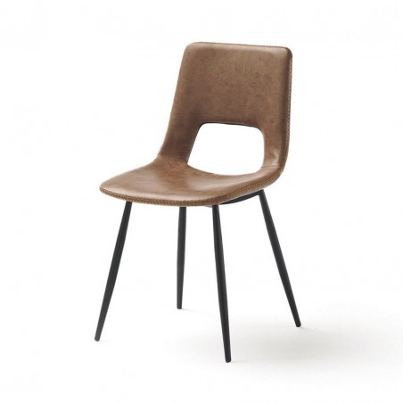 SILLA COMEDOR MODELO 120 POLIPIEL VERDE