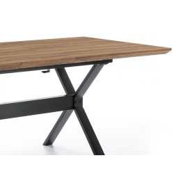 MESA COMEDOR EXTENSIBLE 109 MADERA CHAPADA 140(180)x90