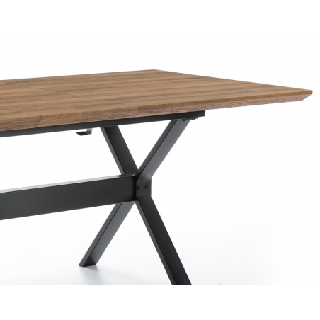MESA COMEDOR EXTENSIBLE 109 MADERA CHAPADA 140(180)x90