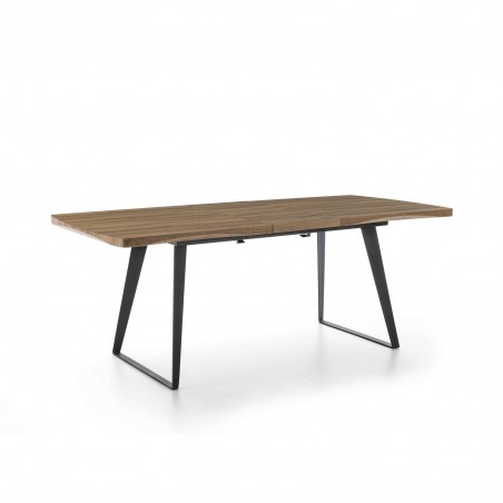 MESA COMEDOR EXTENSIBLE 110 MADERA CHAPADA 140(180)x90