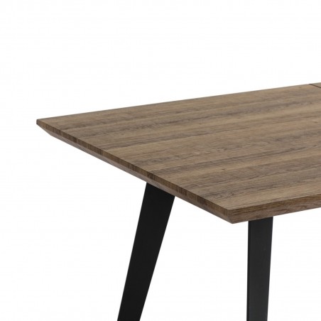 MESA COMEDOR EXTENSIBLE 110 MADERA CHAPADA 160(200)x90