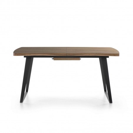 MESA COMEDOR EXTENSIBLE 110 MADERA CHAPADA 160(200)x90