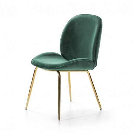 SILLA COMEDOR TERCIOPELO DC 531 ORO