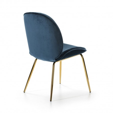 SILLA COMEDOR TERCIOPELO DC 531 ORO