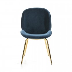 SILLA COMEDOR TERCIOPELO DC 531 ORO