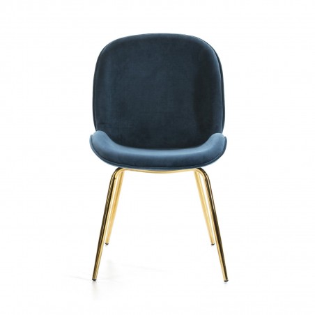 SILLA COMEDOR TERCIOPELO DC 531 ORO