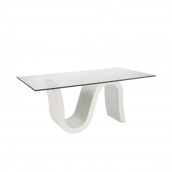 MESA COMEDOR MODELO 04 CRISTAL TEMPLADO 180X90