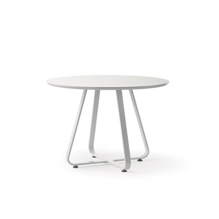 MESA COMEDOR REDONDA MODELO 13 BLANCA 100X75