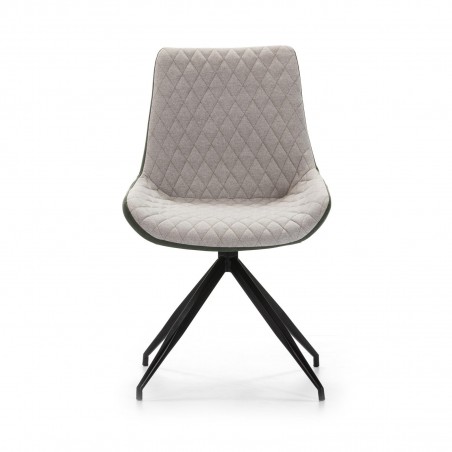 Silla Comedor Giratoria Ecopiel Marrón