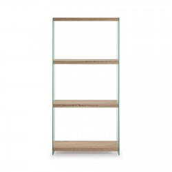 ESTANTERÍA SIDNEY SH-165 CRISTAL COLOR ROBLE