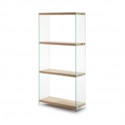 ESTANTERÍA SIDNEY SH-165 CRISTAL COLOR ROBLE