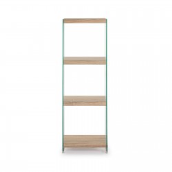 ESTANTERÍA SIDNEY SH-125 CRISTAL COLOR ROBLE
