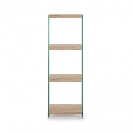ESTANTERÍA SIDNEY SH-125 CRISTAL COLOR ROBLE