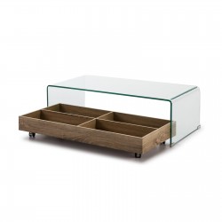 MESA CENTRO SIDNEY CT-227 CRISTAL COLOR ROBLE