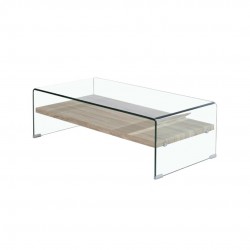 MESA CENTRO SIDNEY CT-225 CRISTAL COLOR ROBLE