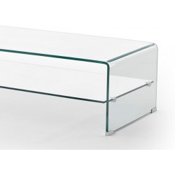 Mesa de centro cristal modelo marea