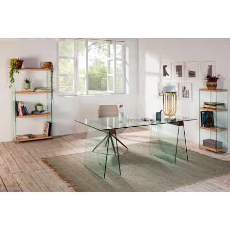 MESA COMEDOR MODELO 808 CRISTAL TEMPLADO 180X90