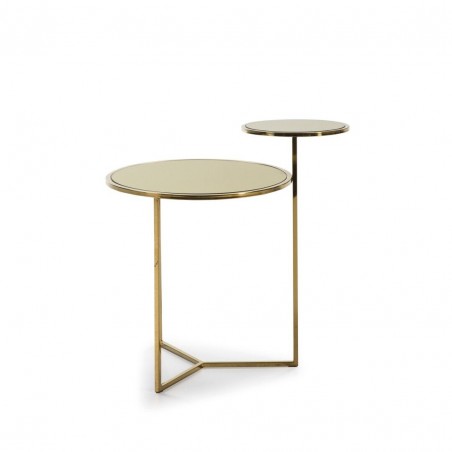 MESA AUXILIAR MODELO ROUS 807 ESPEJO DORADO