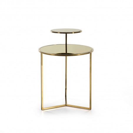 MESA AUXILIAR MODELO ROUS 807 ESPEJO DORADO